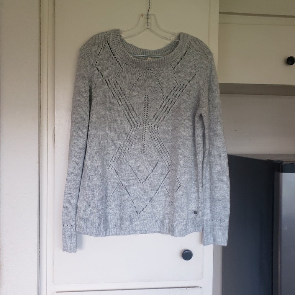 Roxy Grey Sweater Size Med